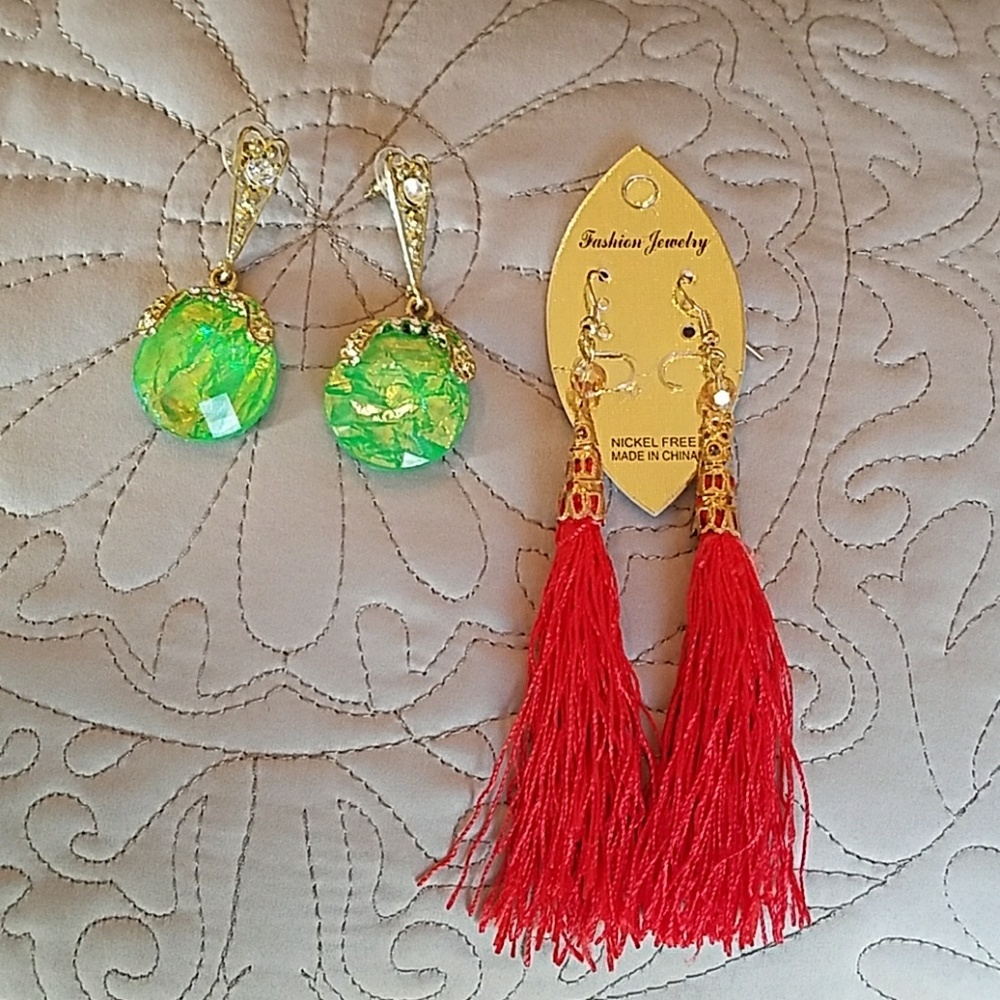 🏝2 Pairs of Fashion Earrings